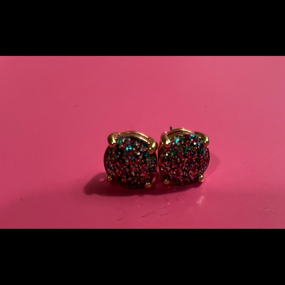 Kate Spade multicolor sparkle earrings